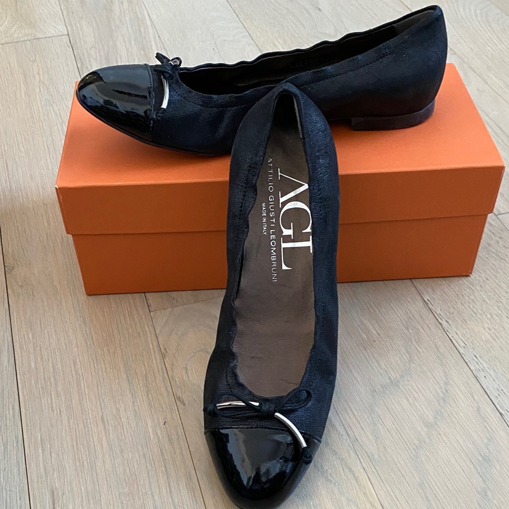 AGL Monka Cap Toe Ballet Flat